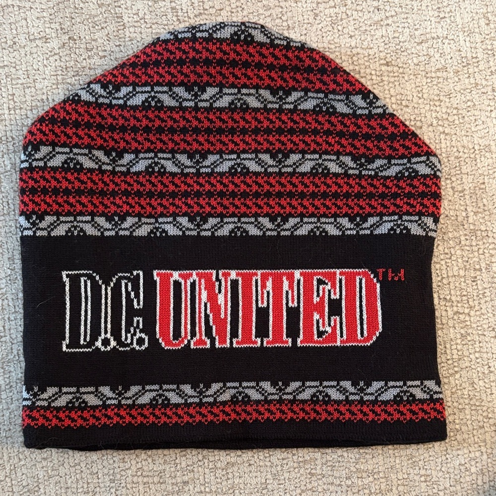 DC United Knit Beanie Hat